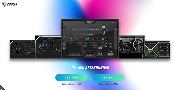 Download, install, and set up the MSI Afterburner/RivaTuner Statistics Server.