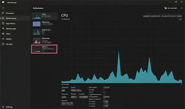 Look at the GPU to find out your CPU’s temperature.