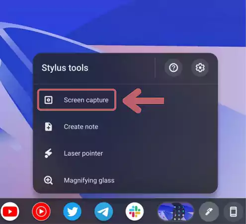 Stylus Tool in Chromebook