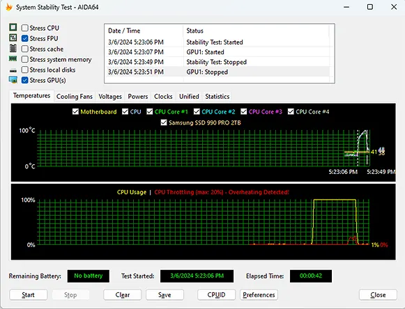 You will be landed on this page, which will help provide CPU temp range.